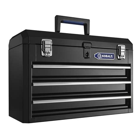 kobalt 3-drawer steel lockable tool box 30 at lowe's|kobalt lockable steel.